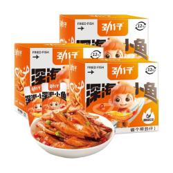 劲仔 小鱼仔小鱼干湖南特产零食小包装休闲海味零食12包