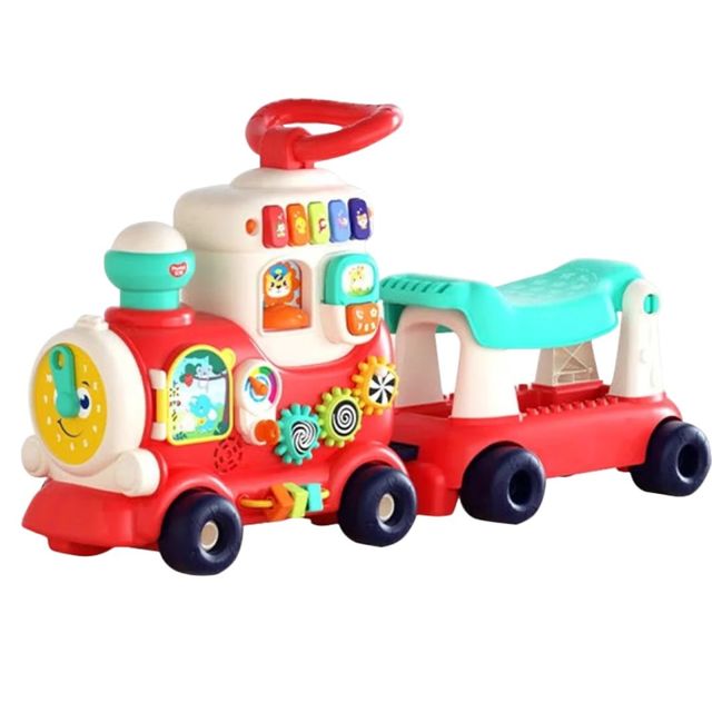 汇乐玩具 Huile TOY'S 儿童玩具  智趣4合1多功能小火车D8990