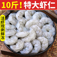 新鲜大号虾仁减脂超大现剥青虾仁鲜冻冷冻低脂虾仁可商用