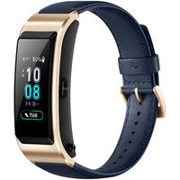 华为B5运动智能手环防水彩屏蓝牙耳机二合一可通话电话手表男女成人多功能腕表 商务版-静谧蓝