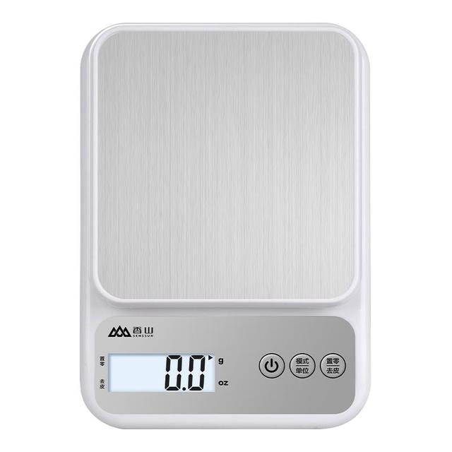 香山 厨房秤电子秤小型精准电子称克秤高精度食物称家用烘焙称重器