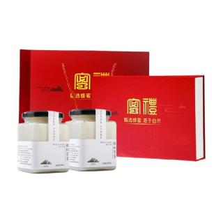 88VIP：鲍记 长白山椴树蜂蜜礼盒东北黑蜂雪蜜滋补养胃营养品送父母长辈礼物