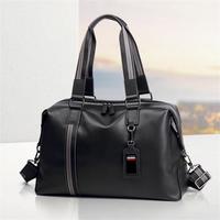 老人頭 LAORENTOU 老人头 男士旅行袋 真牛皮便携通勤背包