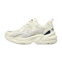 斯凯奇（Skechers）踏浪老爹鞋小白鞋透气子休闲鞋男女学院风运动鞋 118321-NTMT 浪花白 39