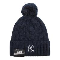 NEW ERA纽亦华男女毛线帽NY刺绣保暖MLB系列休闲潮款针织帽12727789 12727789 均码(56-62cm)
