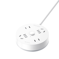 BULL 公牛 大间距圆盘插排 蓝色