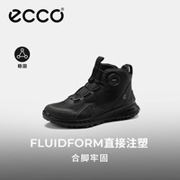 爱步（ECCO）25年冬季新款BOA旋钮抓地防滑高帮登山运动鞋 奥途824344