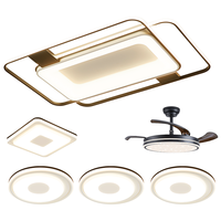 雷士(NVC)LED吸顶灯全屋灯饰客厅卧室语音声控全智控灯具大尺寸环宇E包安装