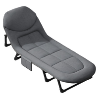 YOIK折叠床美式单人午休躺椅医院陪护床出租屋行军床可坐可躺180*60cm