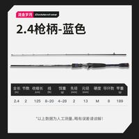 科迈雷瑕疵马口路亚竿炫彩枪直柄路亚竿碳素超远投鳜鱼马口单杆