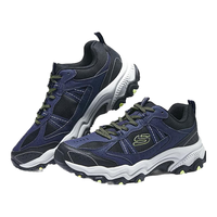 SKECHERS 斯凯奇 男士绑带城市户外鞋237527 海军蓝色/黑色/NVBK 39