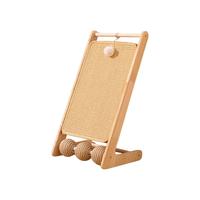 剑麻猫抓板实木耐磨不掉屑立式猫爪板猫抓垫猫抓柱剑麻绳猫咪玩具