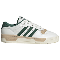 adidas阿迪达斯官方三叶草RIVALRY LOW PREMIUM男女经典运动鞋 白/绿/浅棕 35.5(215mm)