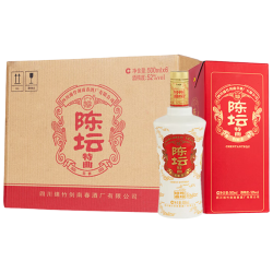 剑南春 陈坛特曲52度500ml*6瓶整箱装白酒聚会小朱送礼