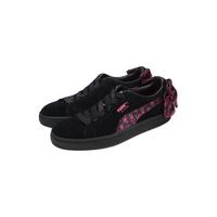 PUMA 彪马 Suede Bow Barbienodoll联名款 中性休闲运动鞋 366337-01 黑粉 35.5