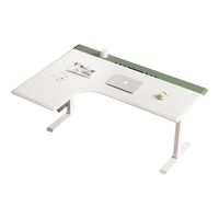 普格瑞司L7pro电动智能升降桌L型奶油风家用卧室书桌办公桌拐角转角电脑桌 L7 Pro 右转角【牛油果白】 桌面尺寸:120*90cm（安装）