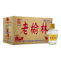 老榆林 固态法酿造 浓香型白酒 光瓶装 45%vol 240mL