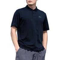 安德玛（UNDERARMOUR）男装 2024春季运动服跑步训练舒适透气休闲短袖T恤Polo衫 1377374-001 2XL(185/104A)