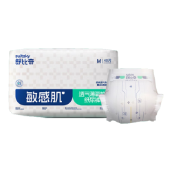 舒比奇 透气薄氧护系列 纸尿裤 M40片