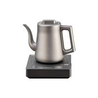 益武纯钛电热水壶 自动上水泡茶快壶 钛合金电茶炉电水壶家用烧水壶 纯钛电热水壶-J13TA【方形底座】 1L