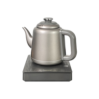 益武纯钛电热水壶 自动上水泡茶快壶 钛合金电茶炉电水壶家用烧水壶 纯钛手柄上水电茶壶-T23 1.2L