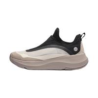 LI-NING 李宁 SOFT GO休闲鞋男鞋2023新款反光透气轻便运动鞋AGLT105 黑色/月光灰/山羊灰-3 42