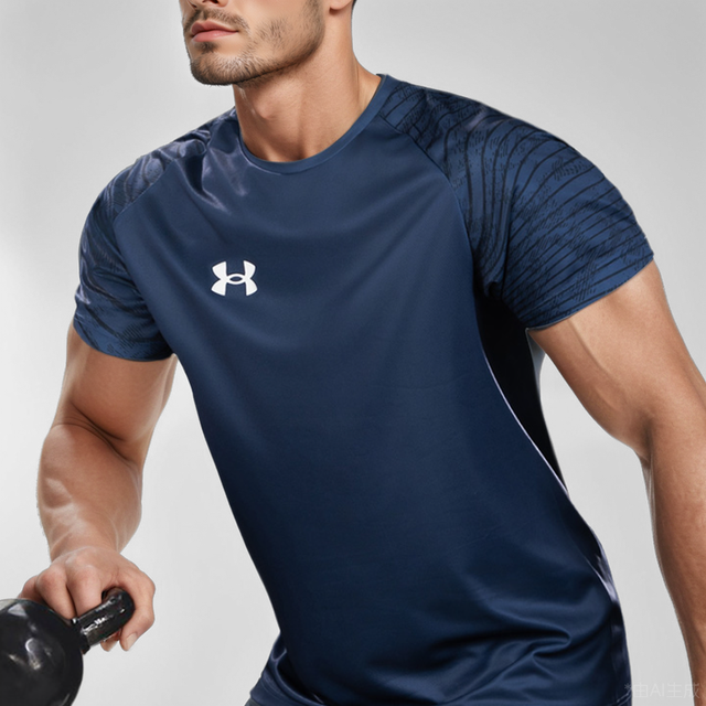 安德玛 UA安德玛 UNDER ARMOUR男t恤官方旗舰23夏季新款男士透气冰丝速干衣运动短袖男