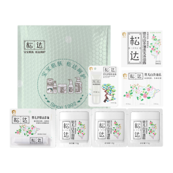 松达 洗护礼包 宝宝润肤乳 婴儿山茶油 爽身 保湿霜 合计10.5g+13ml
