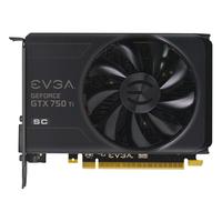 EVGA GeForce GTX 750Ti 2GB SC 显卡 2G 黑色