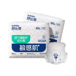 舒比奇 透气薄拉拉裤XXL码56片(15kg以上)