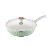 Joyoung 九阳 新国潮系列 CF32C-CJ988 炒锅(32cm、不粘、铝合金、军绿色)