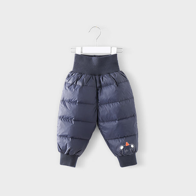 巴厘小猪 儿童羽绒裤 深蓝色 66