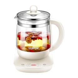 苏泊尔 养生壶家用多功能玻璃煮茶器花茶壶办公室小型烧水壶1.5L