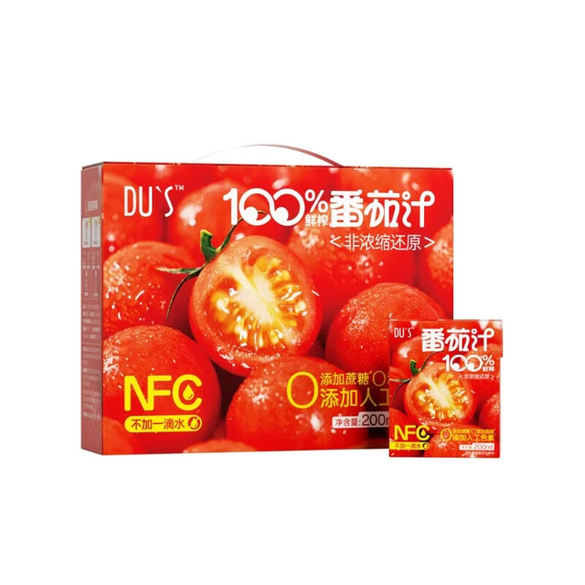 DU'S 杜氏NFC番茄汁200ml*10瓶