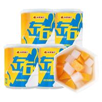 林家铺子左右双色水果罐头黄桃罐头整箱200g*4罐椰果什锦秒