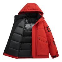 皮尔·卡丹 男士石墨烯户外防风防水保暖棉服外套 XJ-8888