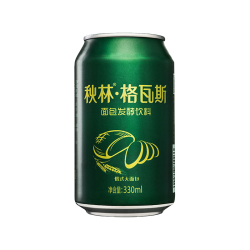 秋林·格瓦斯 秋林格瓦斯特浓格瓦斯面包发酵饮料 330ml*12罐礼品礼盒整箱哈尔滨特产