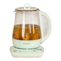 BUYDEEM 北鼎 智能养生壶 1500ml智联wifi家用多功能煮茶壶 办公室煮茶器 全能蒸炖煮 手机智控 Smart K IK121 浅杉绿