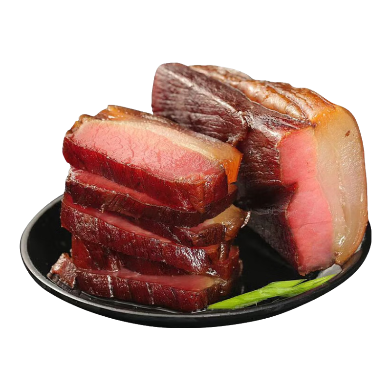 老炕正宗农家湖南湘西烟熏五花腊肉后腿肉熏肉老腊肉土特产 烟熏精品五花腊肉 1斤