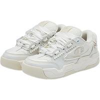 Champion【品牌】女士休闲运动鞋蕾丝板鞋系带小CLOGO时尚