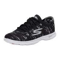 SKECHERS 斯凯奇 PERFORMANCE系列 Go Step Lite 女士休闲运动鞋 14200/BKW 黑色/白色 36