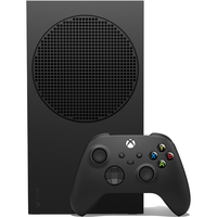 Microsoft 微软 Xbox Series S 1TB 磨砂黑主机 XSS 黑色家用游戏机