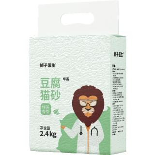  狮子医生 快速吸收 豆腐猫砂  2.4kg*4包