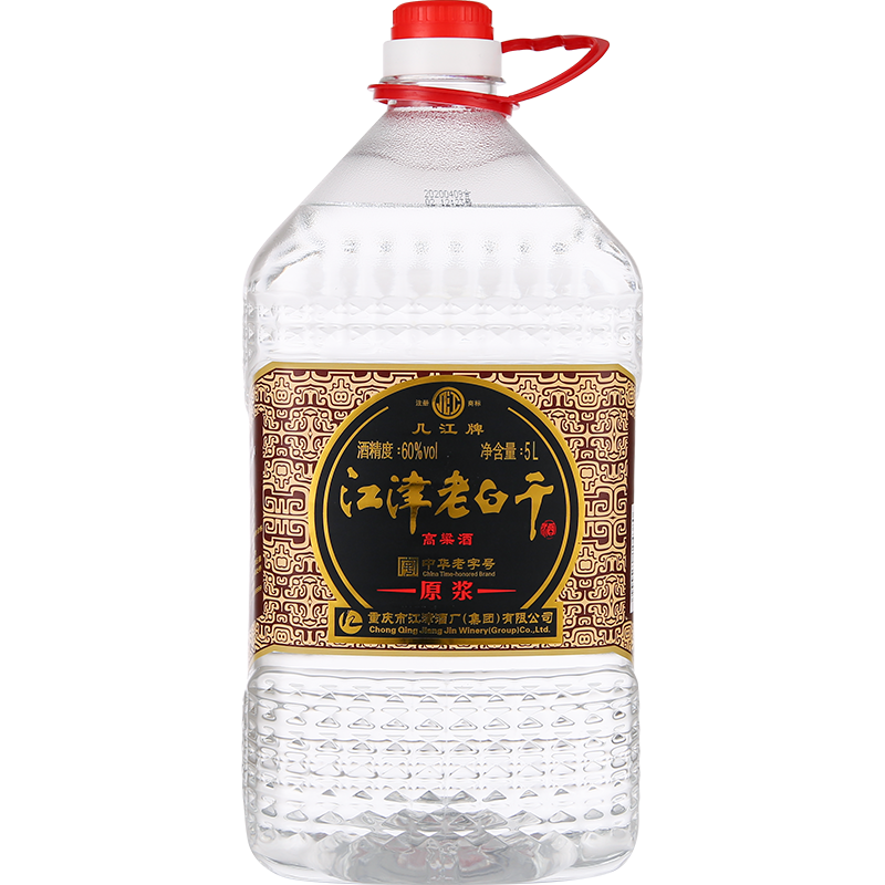  jijiangpai/几江牌 纯粮酿造 高粱酒  清香型 5000mL 桶装 60%vol