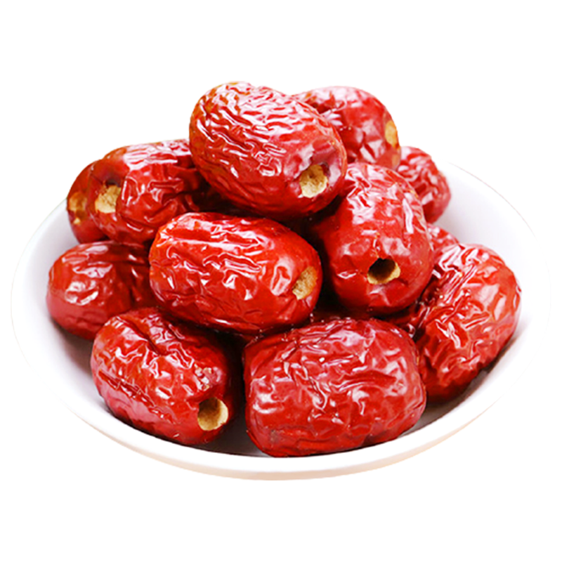  BAOZHUSHAN/宝珠山 去核 新疆无核红枣  去核若羌灰枣 500g 袋 【现做】 袋装