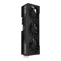 讯景(XFX)AMD RADEON RX7650 GRE海外版 8GB 黑色三风扇 电竞游戏台式机电脑独立显卡