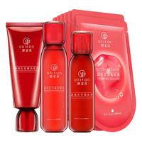 御泥坊 晶亮红石榴化妆品4件套装 (洁面乳100ml+养肤水150ml+乳液120ml+面膜25ml*7)