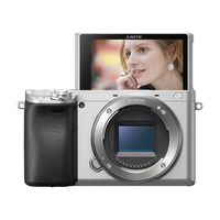 SONY 索尼 Alpha 6400 APS-C画幅 微单相机 银色 E PZ 16-50mm F3.5 OSS 变焦镜头 蓝牙手柄套装
