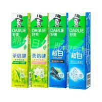 好来 DARLIE牙膏超白茶倍健家庭装实惠清新口气去黄牙垢牙膏美白口臭祛黄