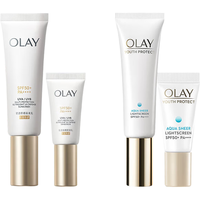 玉兰油（OLAY）小白伞多效防晒霜零重力女士户外护肤品隔离霜乳二合一SPF50++++ 【旅行装】小白伞共50ml